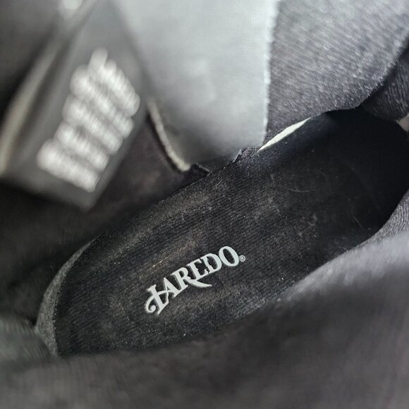 Laredo Mens Fletcher Pointed Toe Casual‎ Boots Ankle Western Black Leather 8.5 - Picture 8 of 14